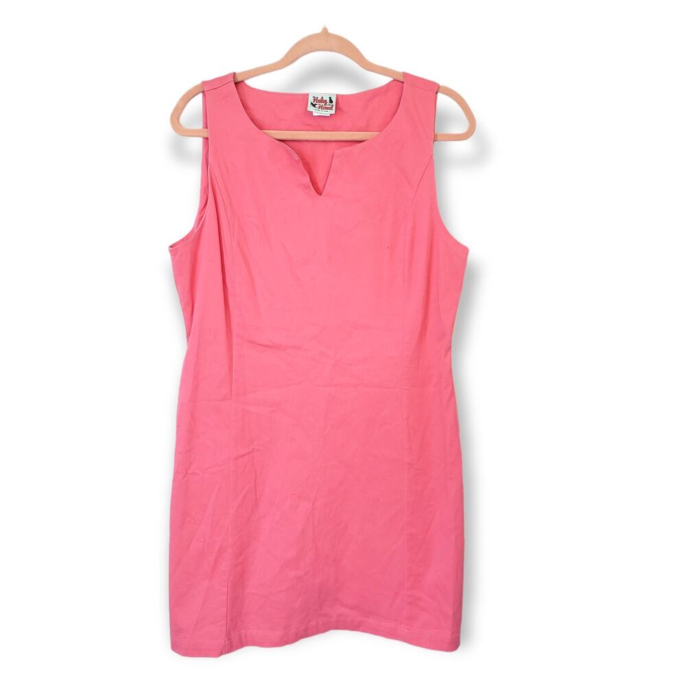 Haley & The Hound Women's Pink Sleeveless V Neck Dress Size 12